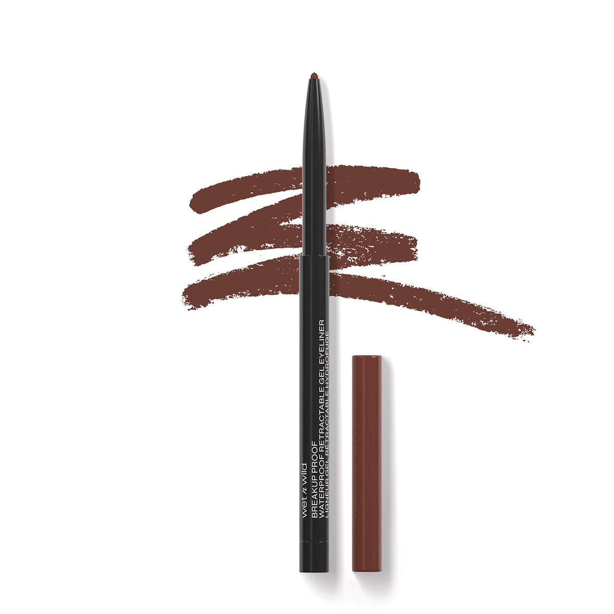 Wet N Wild Breakup Proof Waterproof Retractable Gel Eyeliner - Brick Brown, 0.01 Ounce