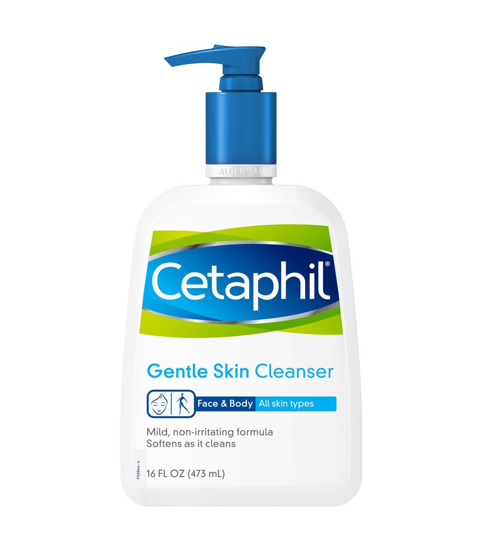 Cetaphil Gentle Fragrance Free Cleanser, 16 Fl Oz (Pack Of 2) - Ideal For Sensitive Skin