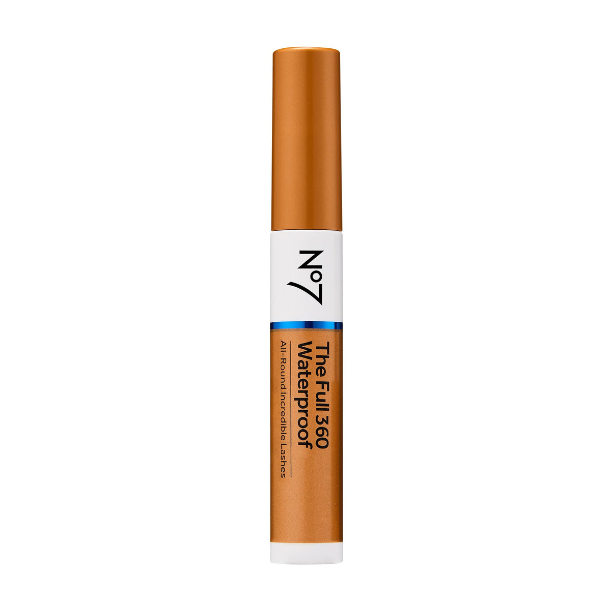 No7 360 Waterproof Mascara - Brown/Black - Volume, Length & Curl - Sweat, Rain & Tear-Proof 7Ml