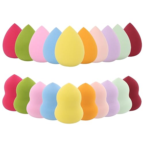 Btyms 20 Pack Makeup Sponge Set - Blending Sponges For Flawless Foundation & Powder Application