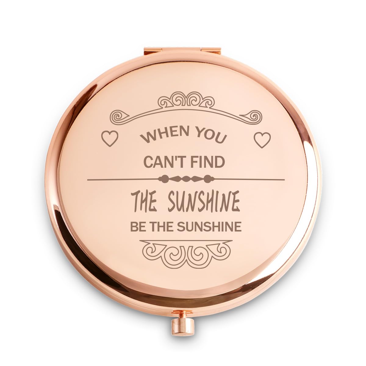 Daricano Personalized Compact Mirrors - Inspirational Gifts For Women, Girls, & Friends