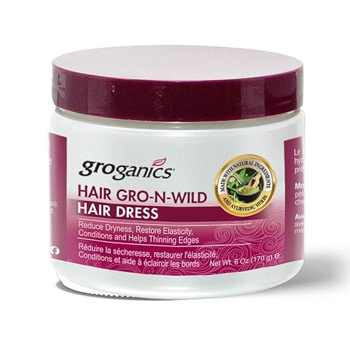 Groganics Hair Gro-N-Wild Conditioning Creme, 6 Oz, Pack Of 4 - Professional Products