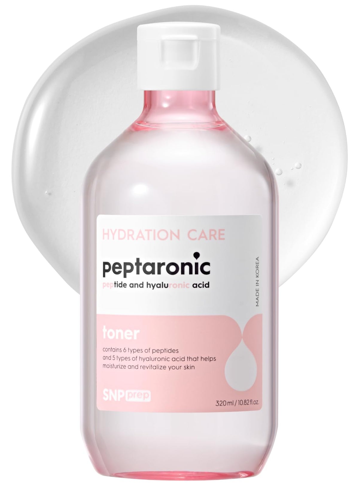 Snp Peptaronic Skincare Toner - Peptide & Hyaluronic Acid, Firming & Moisturizing, 10.