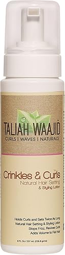 Taliah Waajid Crinkles & Curls Natural Hair Lotion, 8 Oz - Pack Of 5 For Soft, Defined C