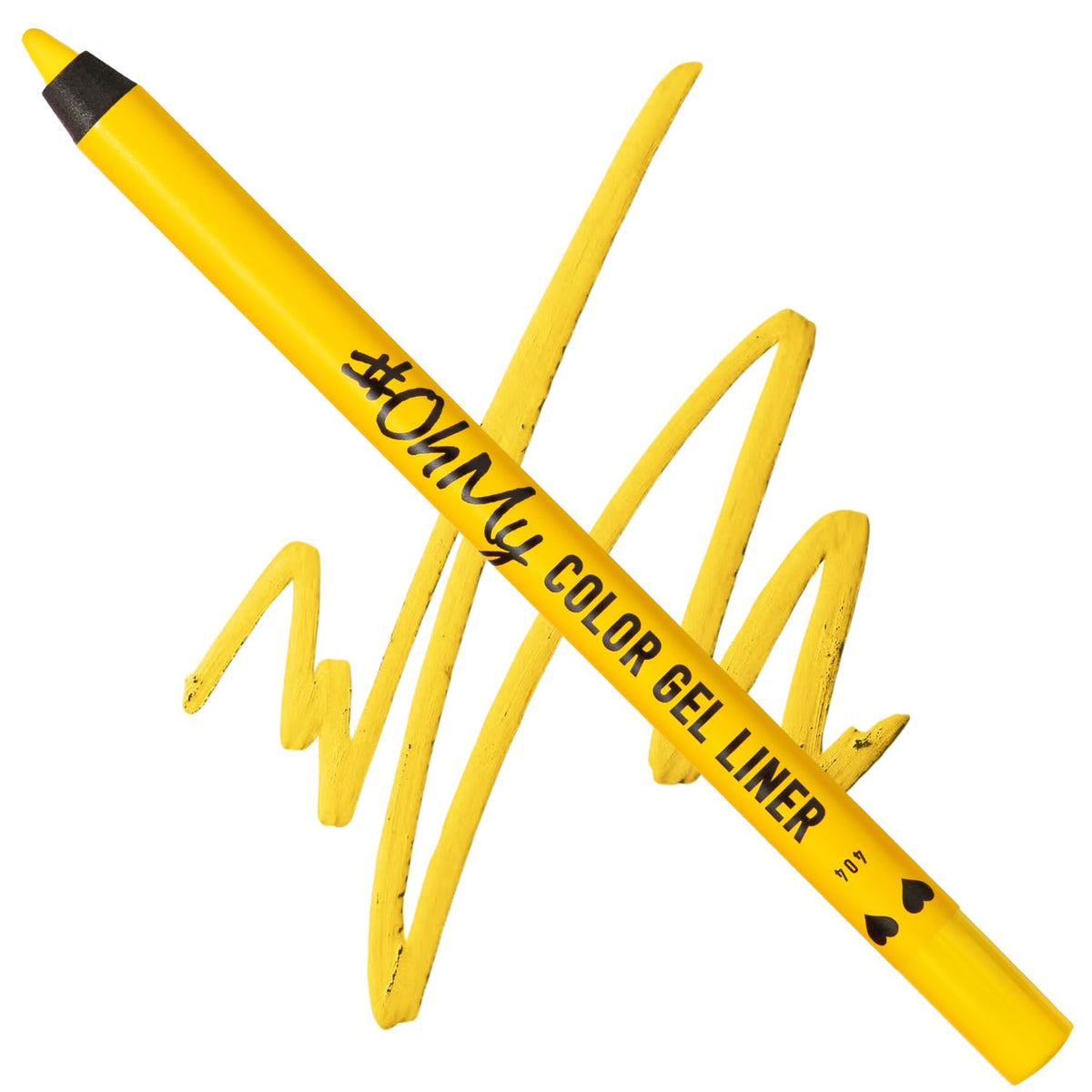 Lamel Waterproof Gel Eyeliner Pencil - Vibrant Yellow, Long Lasting & Highly Pigmented 0.06Oz