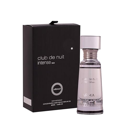 ARMAF Club De Nuit Intense Man Perfume Oil - Luxury Black Fragrance, 20ml (0.68 Fl Oz) - Premium Men's Scent