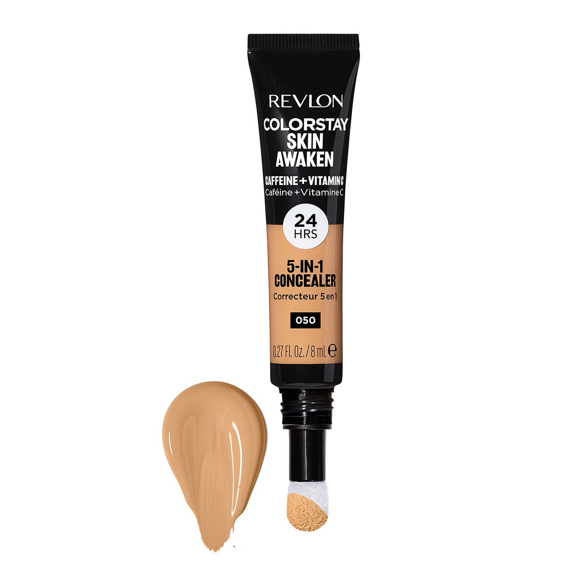 Revlon Colorstay Skin Awaken 5-In-1 Concealer, Lightweight, Medium Deep, 0.27 Oz