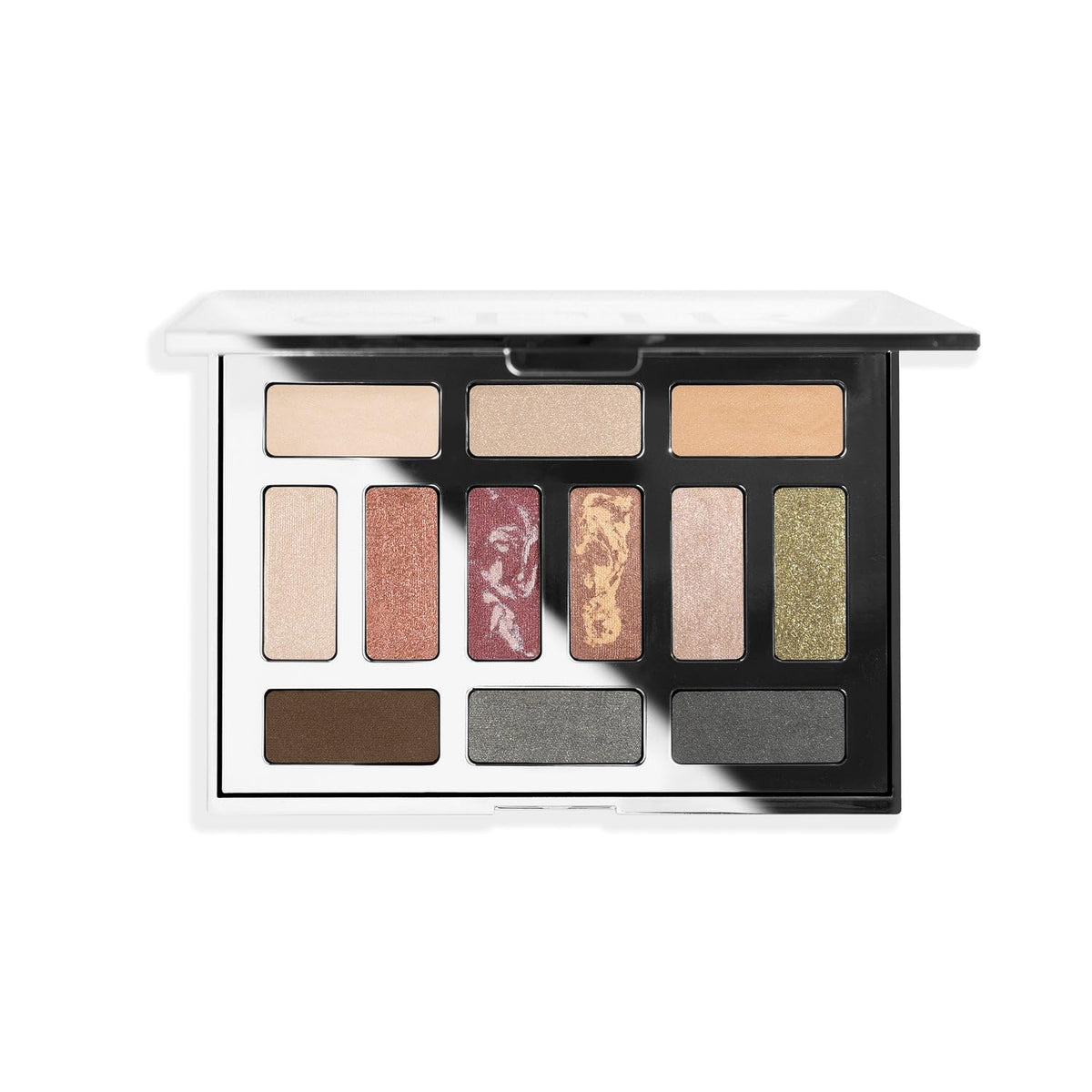 Ofir 12-Shade Eyeshadow Palette | Highly Pigmented, Talc-Free, Long-Lasting Makeup | 8 Oz