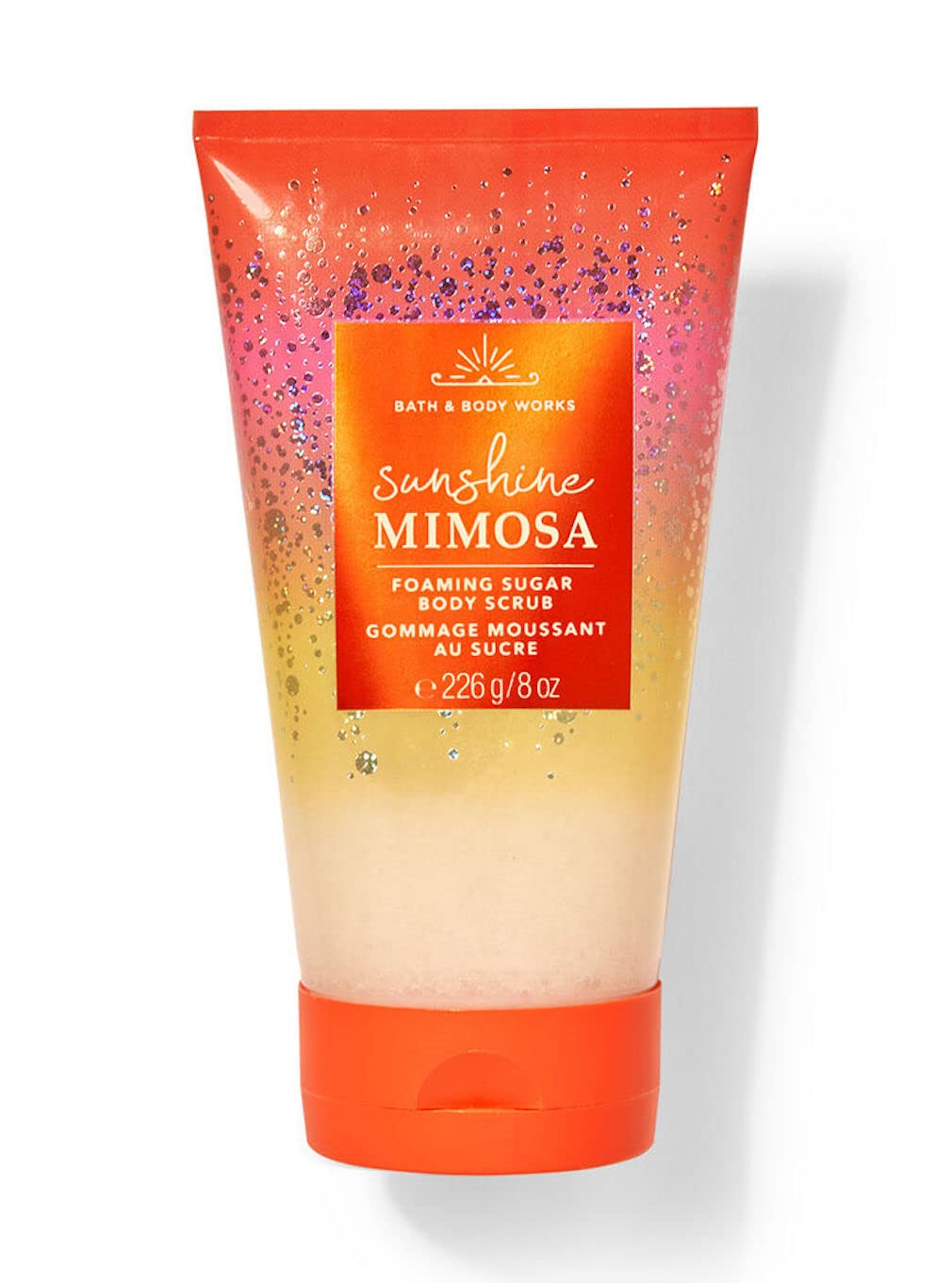 Bath & Body Works Sunshine Mimosa Creamy Scrub, 8 Ounce, Exfoliating Body Scrub