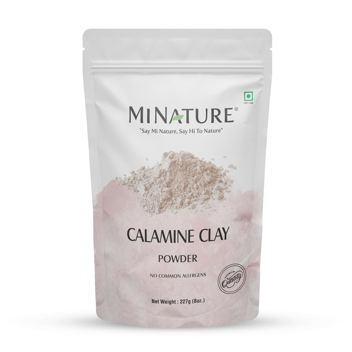 Calamine Clay By Mi Nature | Detoxifying Facial Mask For Younger Skin | 227G (8 Oz)