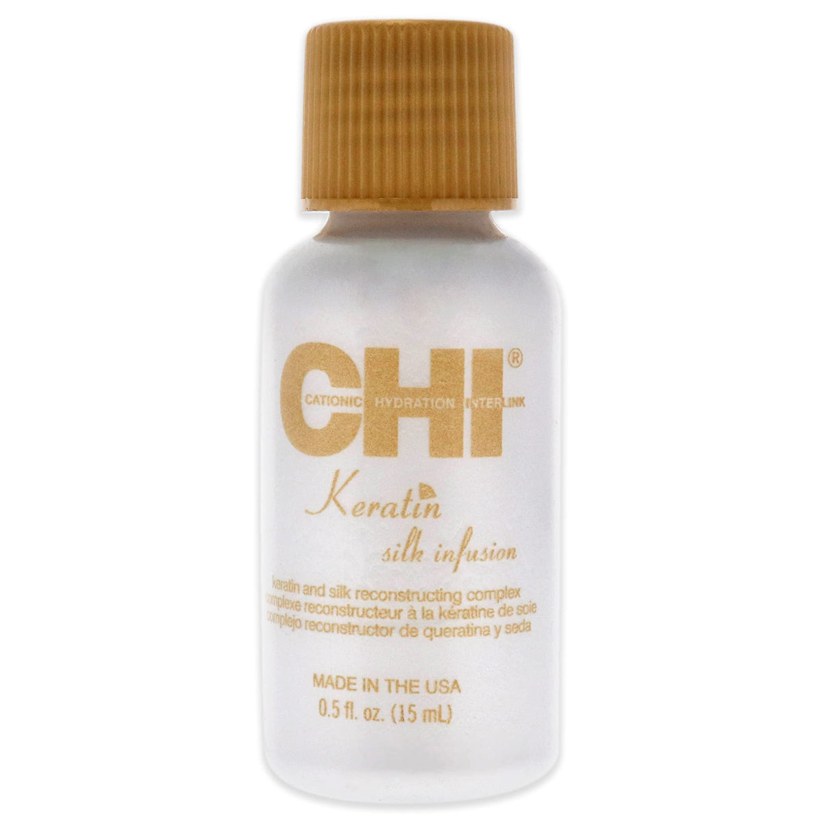 Chi Keratin Silk Infusion Reconstructer - 0.5 Oz Cranberry, Hair Repair & Moisturizer