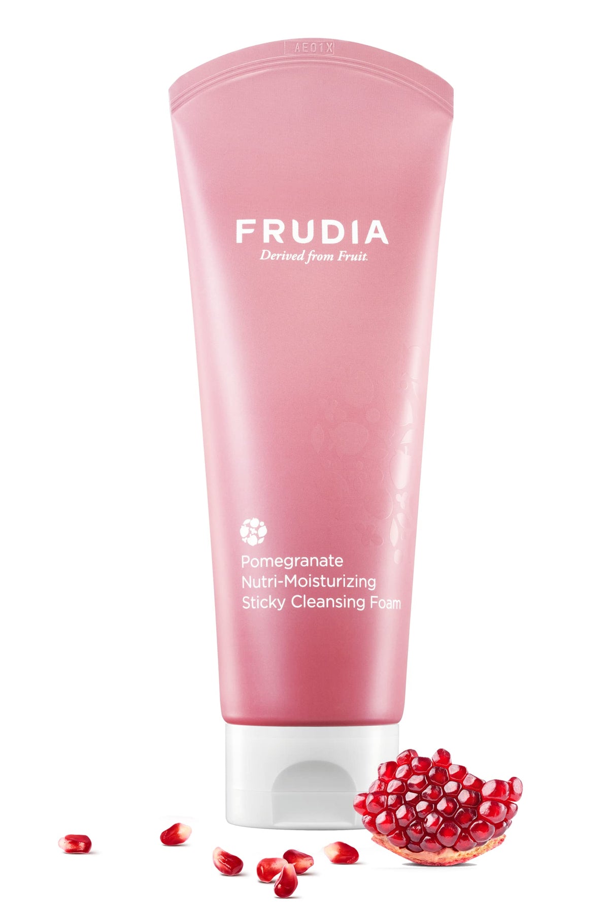 Frudia Pomegranate Nutri-Moisturizing Cleansing Foam | Korean Face Cleanser For Hydration 5.11Oz