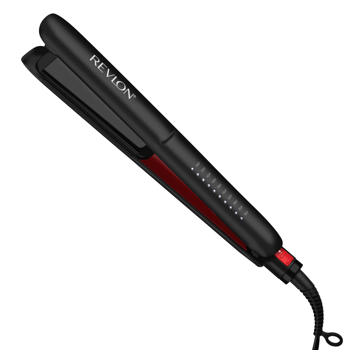 Revlon Smoothstay 1&quot; Coconut Oil Infused Flat Iron - Sleek Hair Straightener For Shine & Moisture