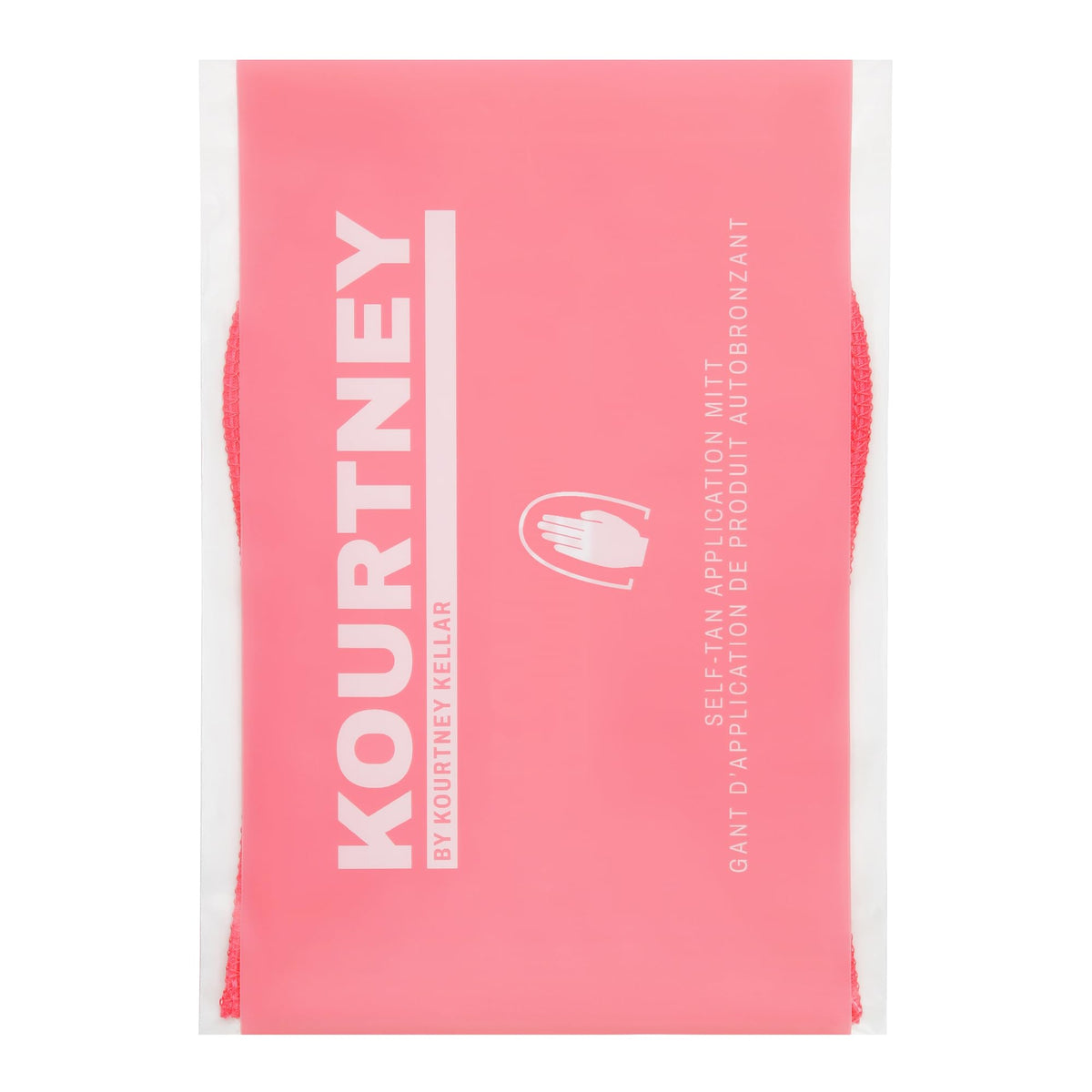 Kourtney Self-Tan Applicator Mitt - Soft Velvet, Streak-Free, Washable, Protects Hands - 1 Pc