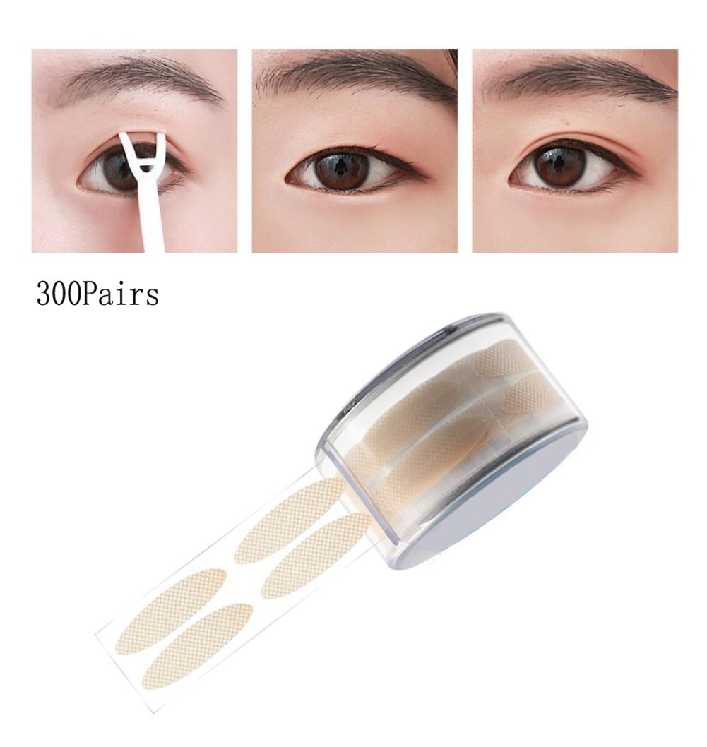 Upstore 300Pairs Double Eyelid Tape - Self-Adhesive Instant Eye Lift Strips For Hooded Eyes