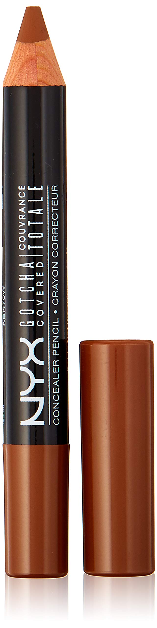 NYX Professional Makeup Gotcha Covered Concealer Pen, Cocoa, 0.04 oz - Full Coverage Concealer