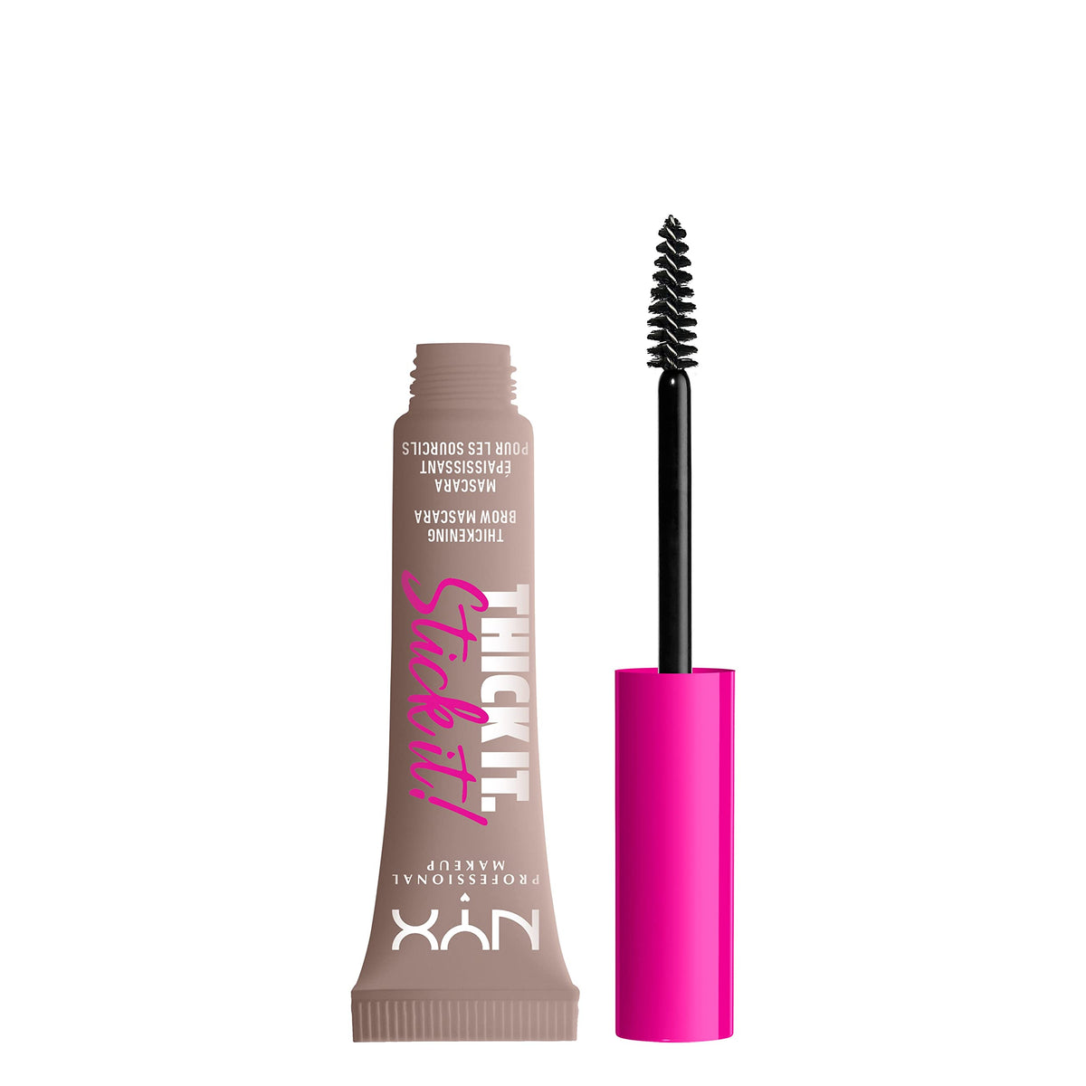 Nyx Professional Makeup Thick It Stick It Brow Mascara Gel - Cool Blonde, 0.23 Fl Oz