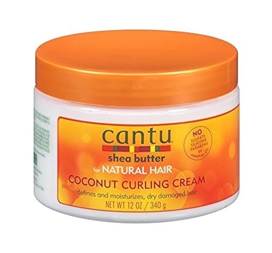 Cantu Shea Butter Coconut Curling Cream - 12 Oz (2 Pack) For Defined Curls & Moisture