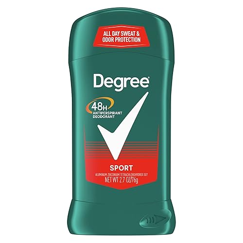 Degree Men’S Sport Deodorant, 3 Pack, 2.7 Ounce - Long-Lasting Freshness And Protection