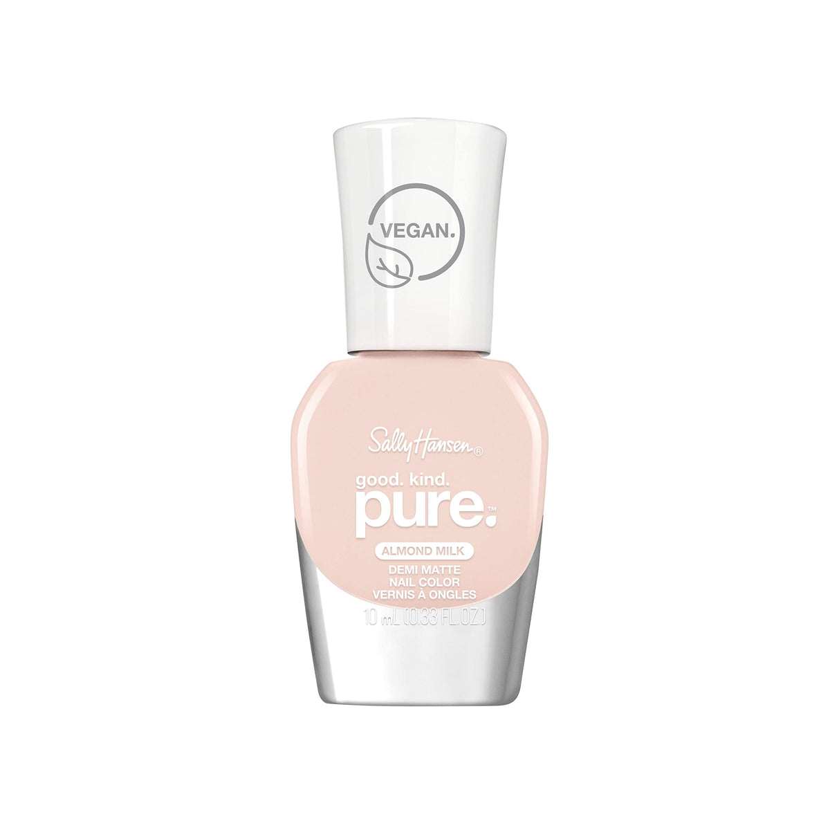 Sally Hansen Good.Kind.Pure Demmi Matte Nail Polish - Almond Milk, 0.33 Fl Oz (Pack Of 1)