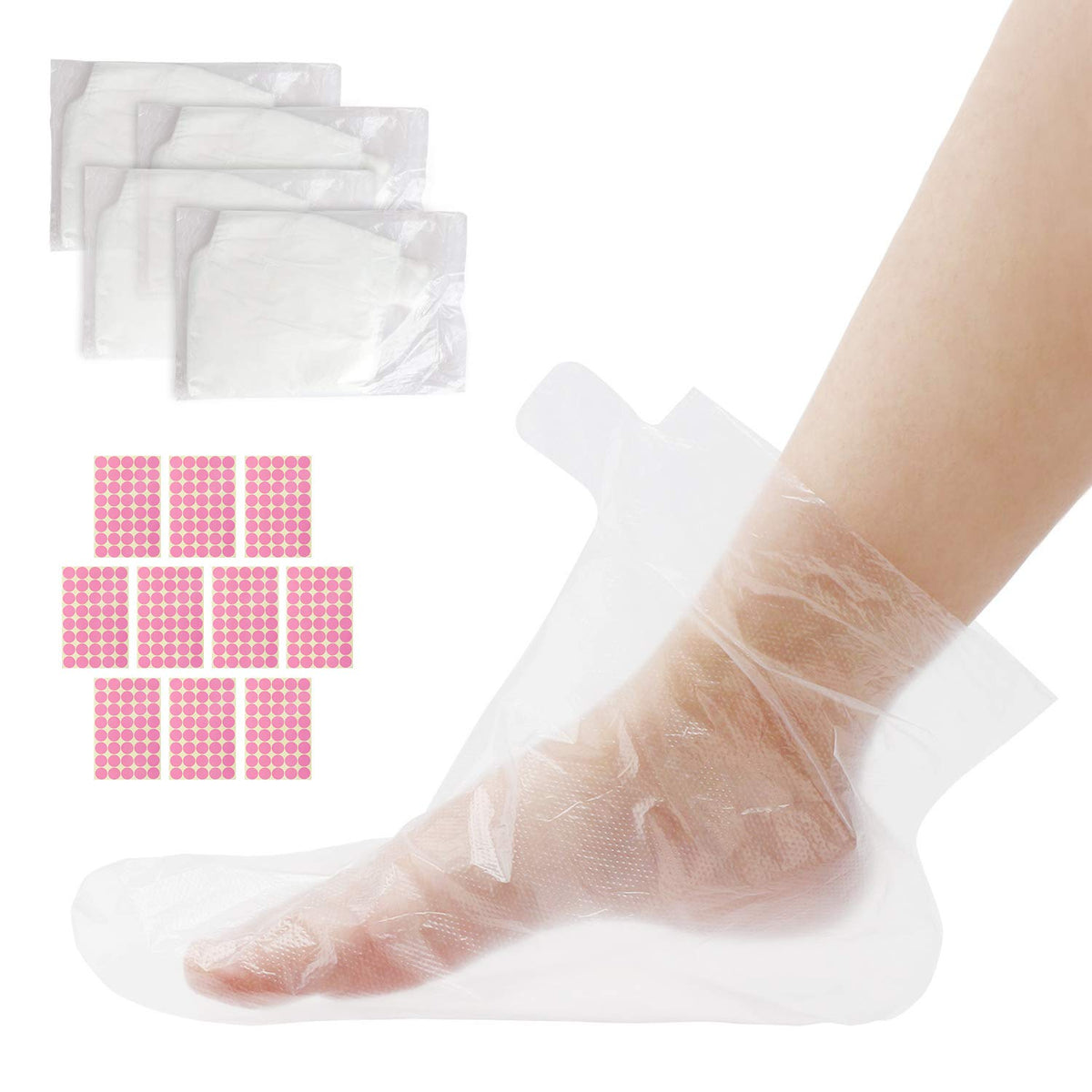 Segbeauty Paraffin Wax Bath Liners, 400Pcs Hot Wax Therapy Mitts & Socks For Foot Spa