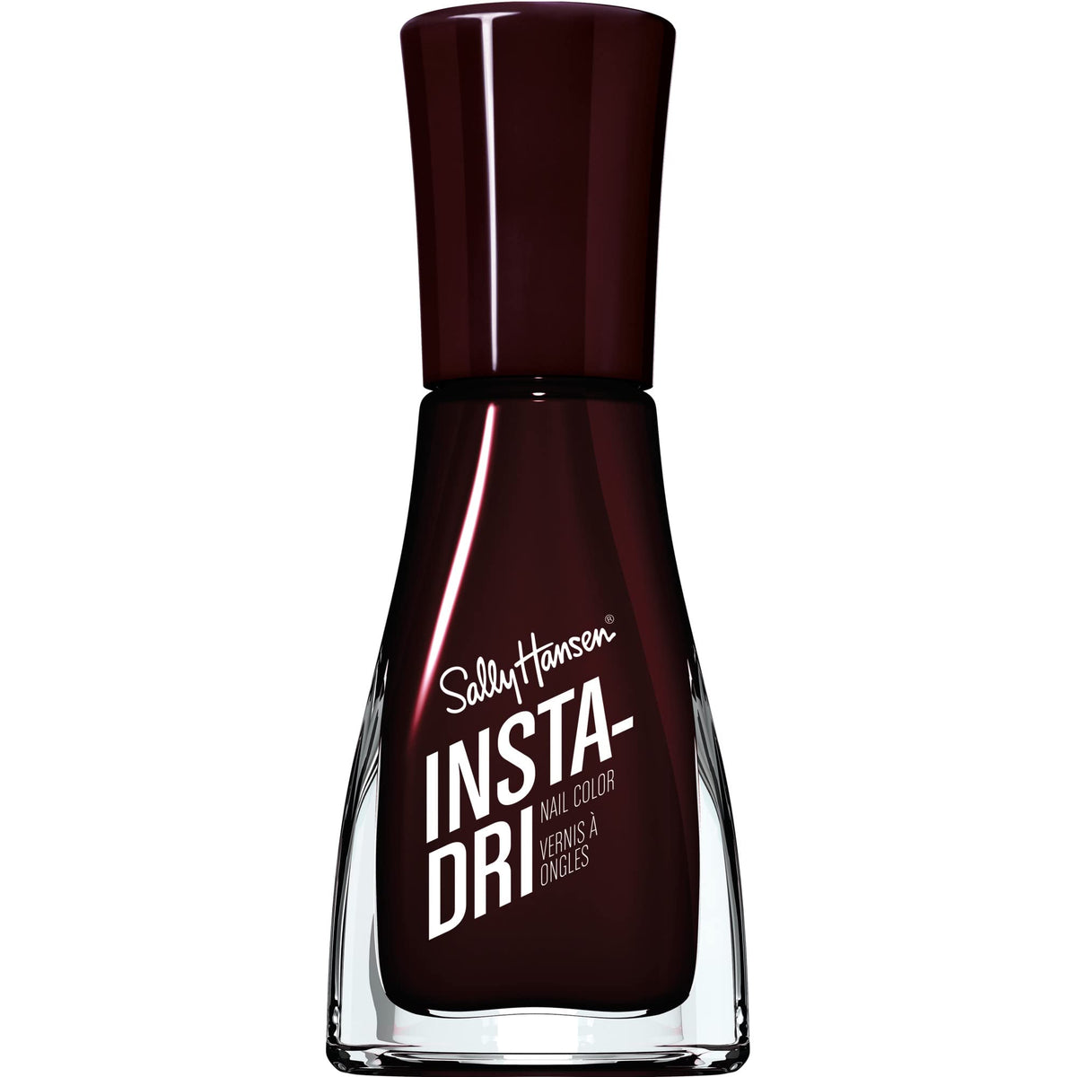 Sally Hansen Insta-Dri Nail Color, Go Garnet - Fast-Dry, 1 Count, Long-Lasting Shine