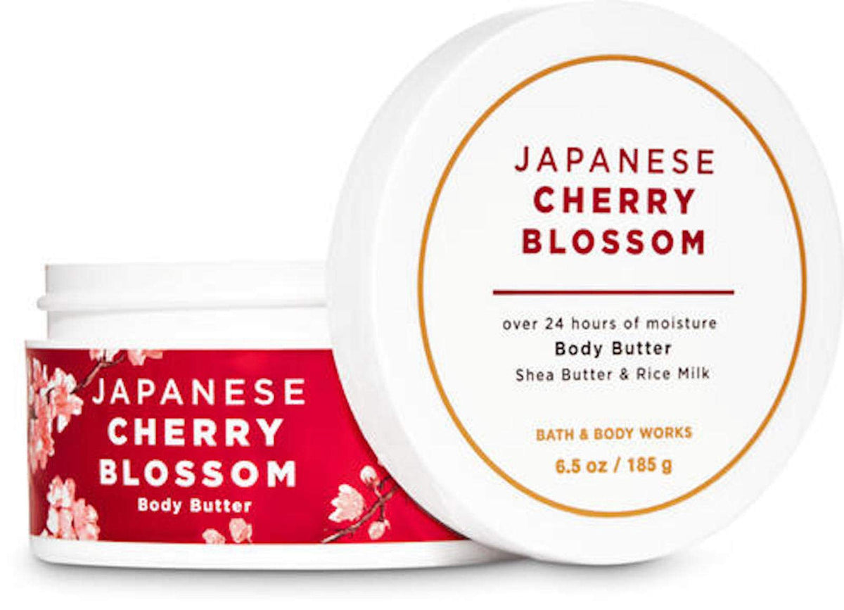 Bath & Body Works Japanese Cherry Blossom Body Butter 6.5 Oz - Moisturizing Skin Care