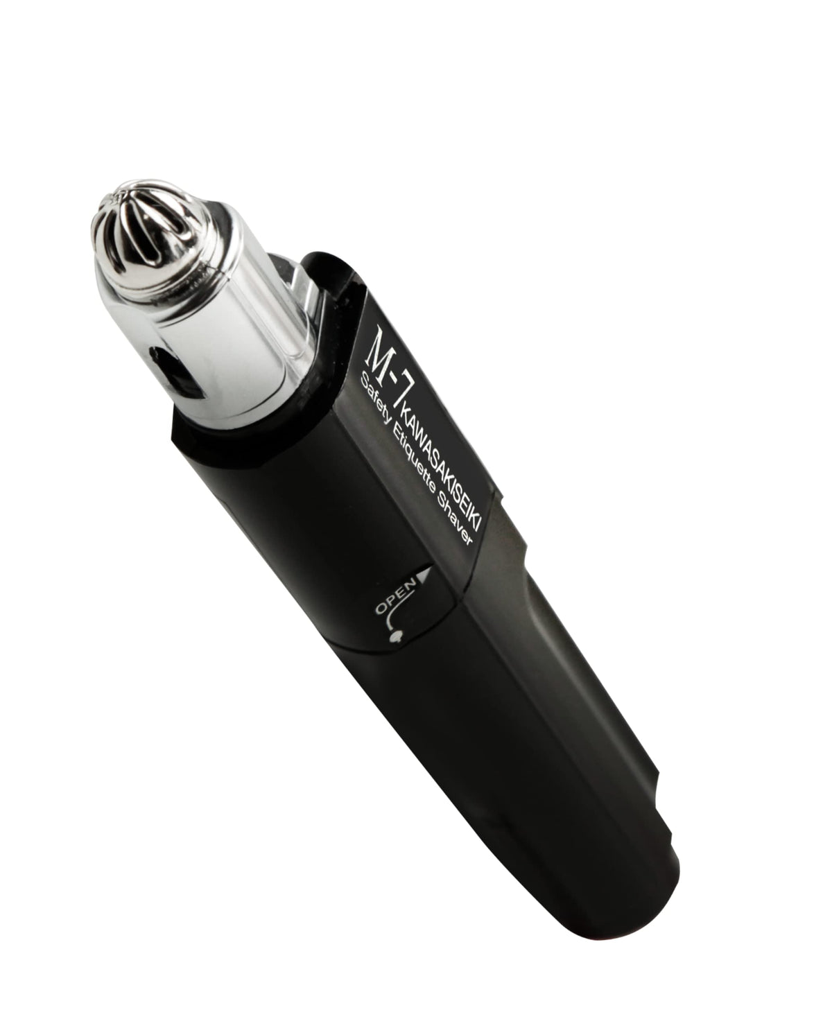 Kawasakiseiki M-7 Nose Hair Trimmer - Multifunctional For Men, Water Resistant, Nickel Coating