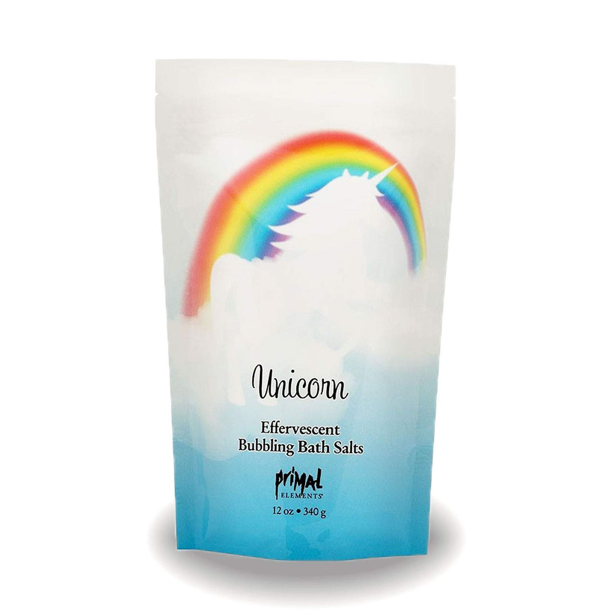 Primal Elements Unicorn Bubbling Bath Salt - Rainbow 1 Count Pack