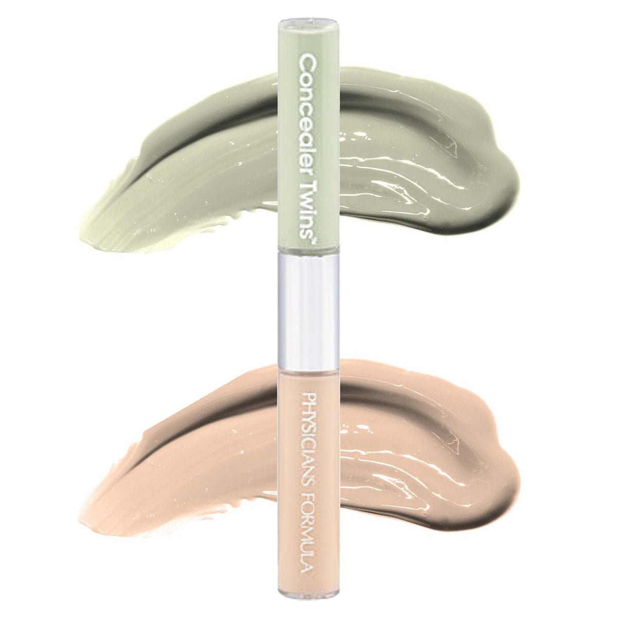 Physicians Formula Dual-Ended Concealer Stick Green/Light For Dark Circles, Scars, Blemishes 0.24 Oz