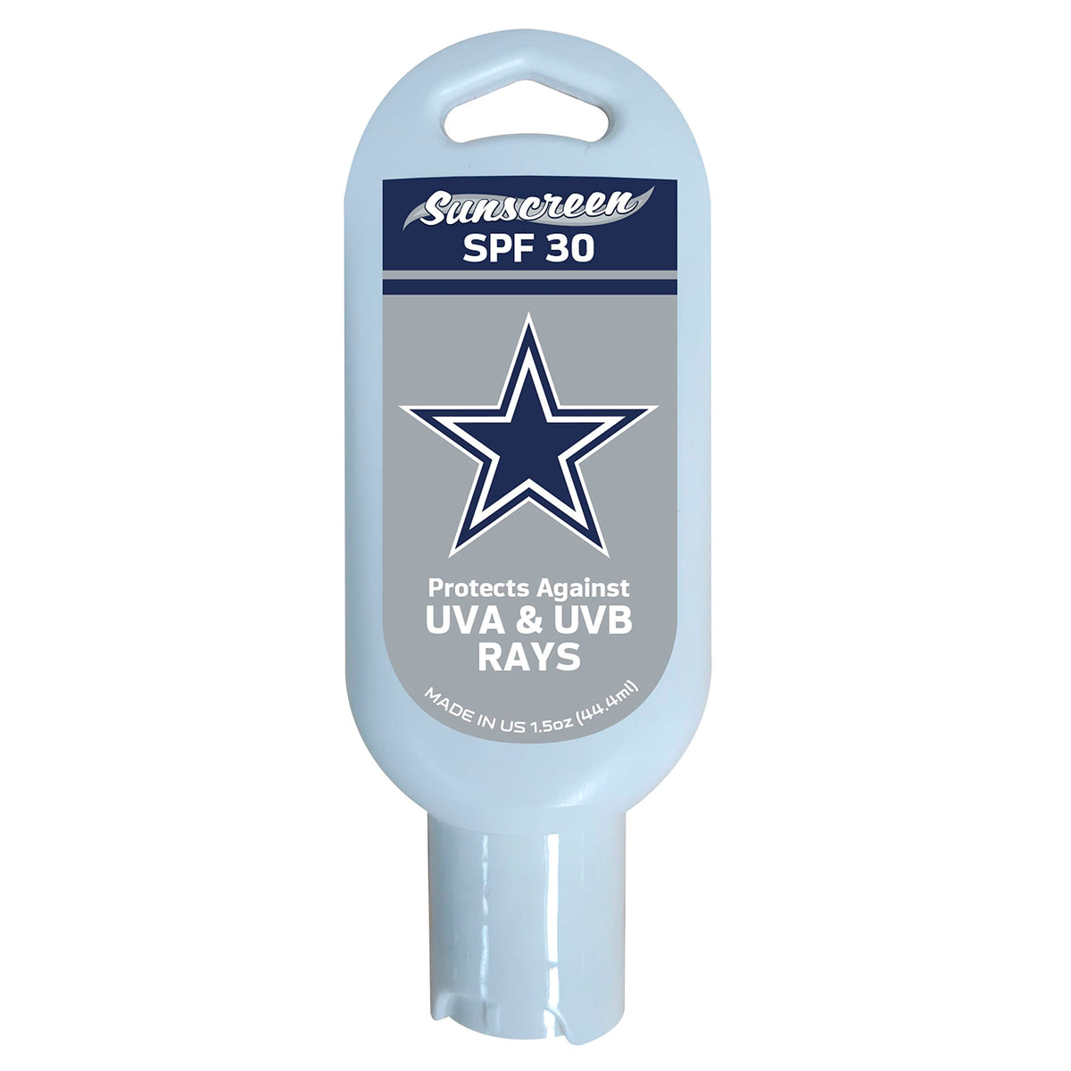 Fanmats Dallas Cowboys Spf 30 Sunscreen - 1.5Oz Sunscreen Lotion, White