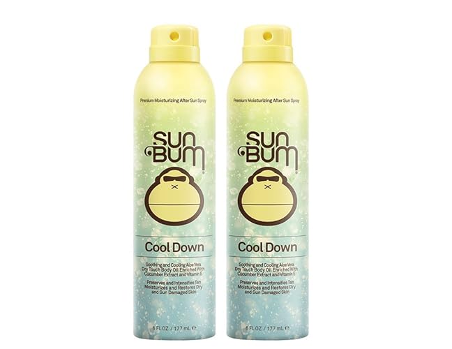 Sun Bum Cool Down Hydrating After Sun Spray - 6 Oz (2 Pack) For Soothing Sun Relief