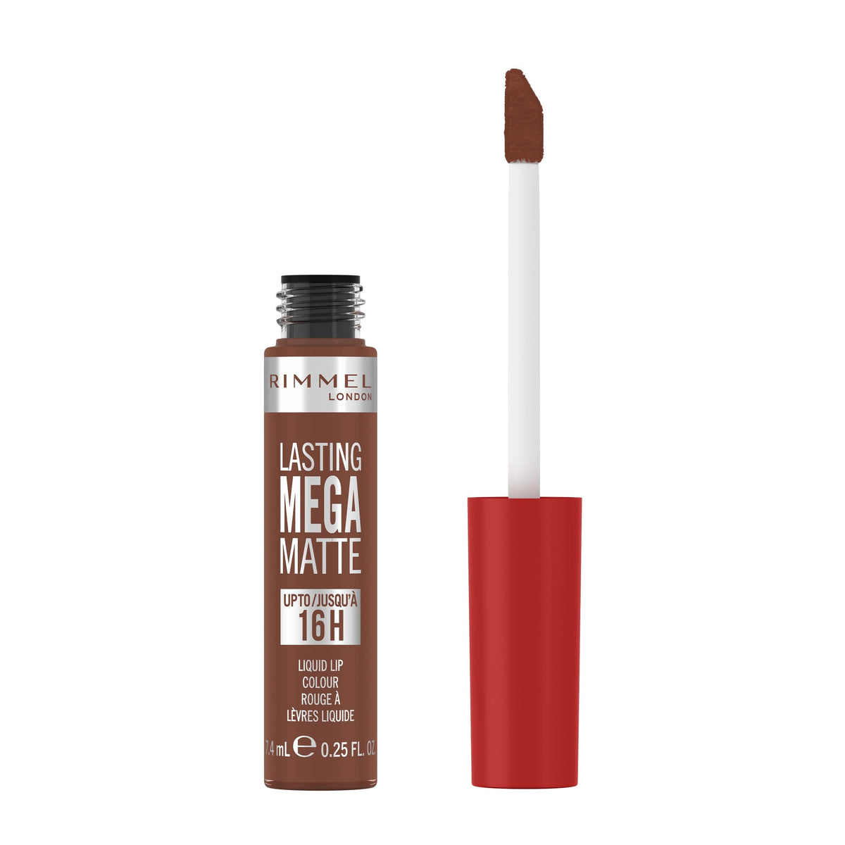 Rimmel London Lasting Mega Matte Liquid Lipstick - Vegan, Hydrating, 725 Love Bites, 0.25Oz