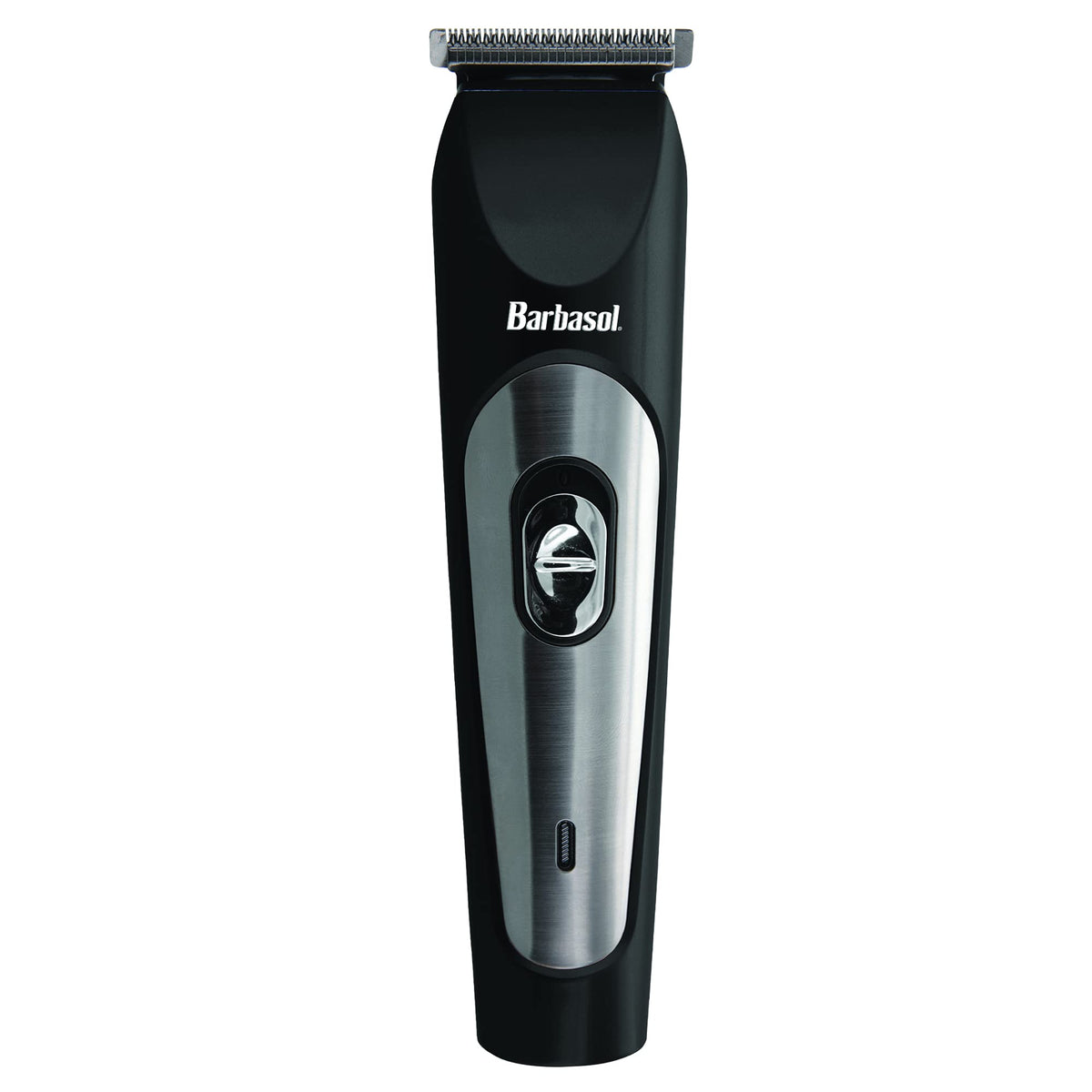 Barbasol Rechargeable T-Blade Trimmer, Stainless Steel Blades & 4 Guide Combs, 60 Min Shaving Time