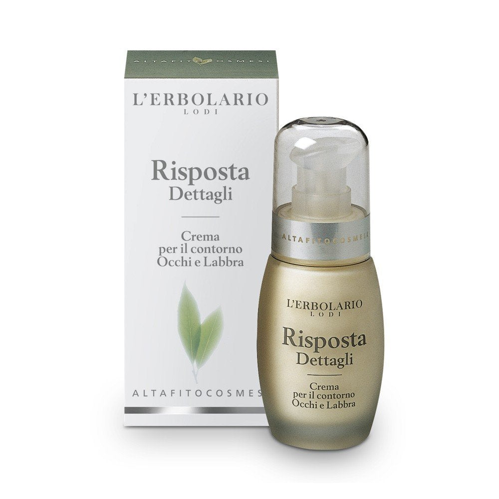 Risposta Response Dettagli Details Eye and Lip cream by LErbolario Lodi