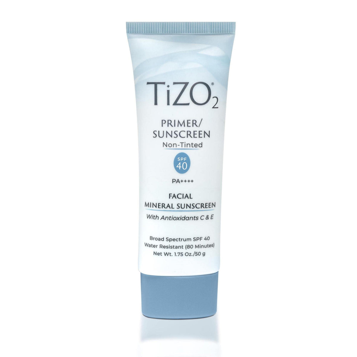 Tizo2 Facial Mineral Sunscreen & Primer Spf 40, Fragrance-Free, Oil-Free, 1.75 Oz