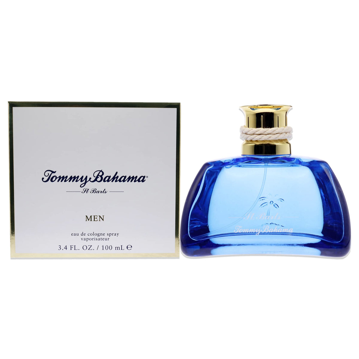 Tommy Bahama St Barts Cologne for Men, 3.4 Oz Eau de Cologne Spray, White/Blue Fragrance