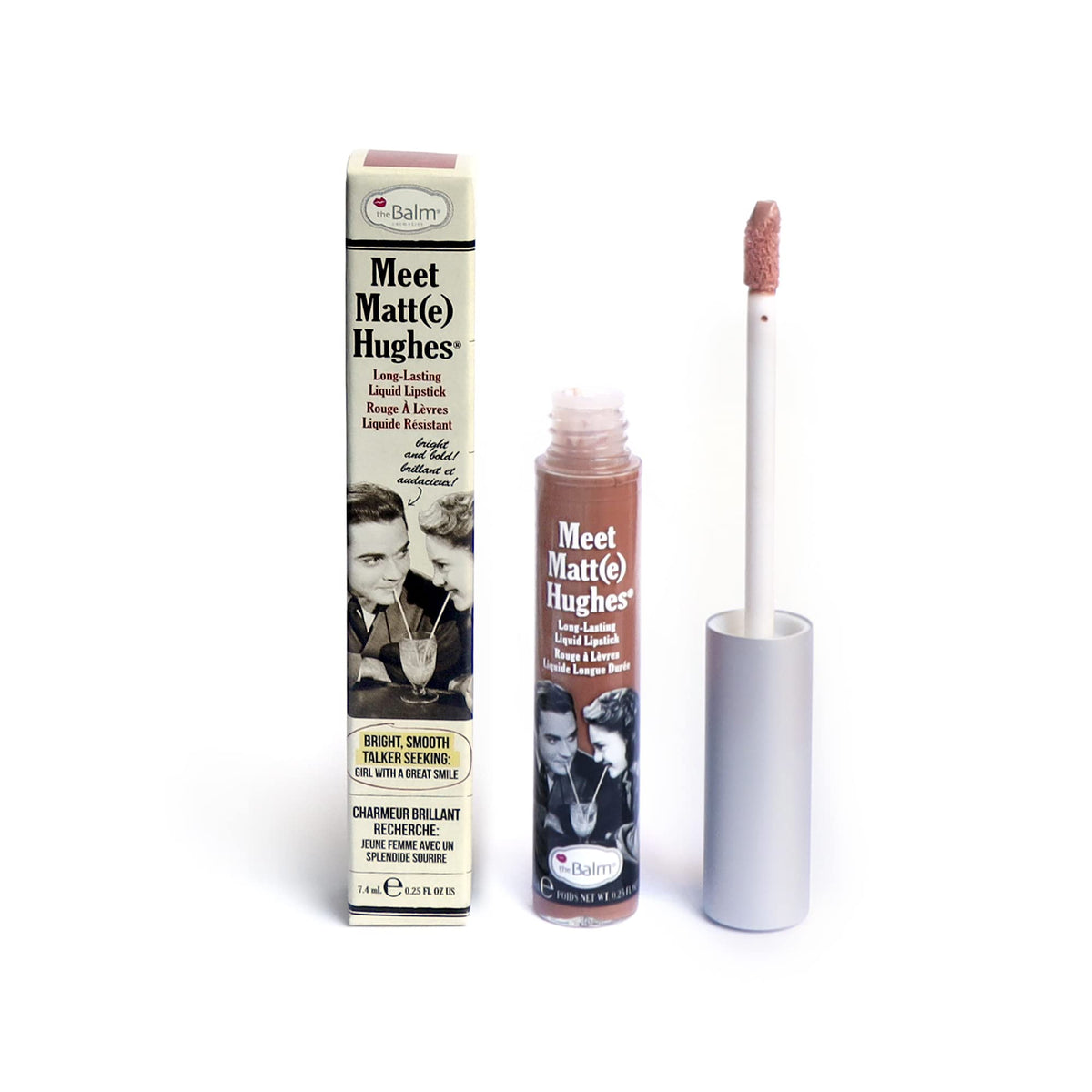 Thebalm Meet Matte Hughes Liquid Lipstick - Humble, 0.25 Oz Long Lasting Lip Gloss For Women