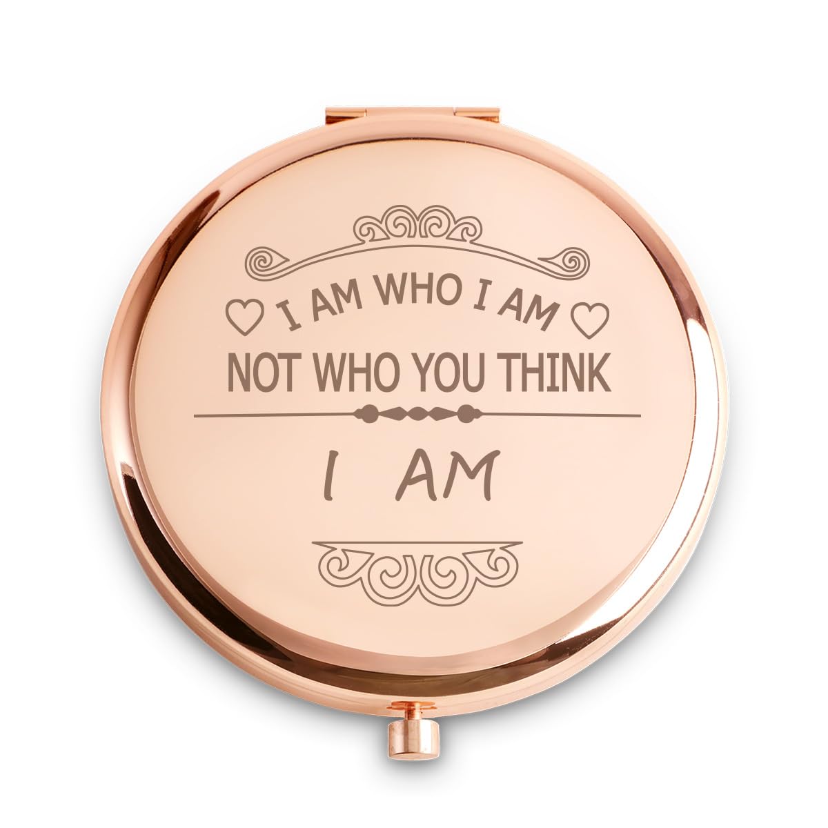 Daricano Personalized Compact Mirror - Inspirational Gift For Women, Girls, And Friends