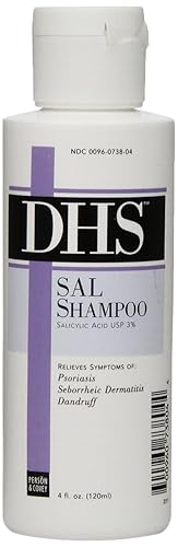 Dhs Sal Shampoo, 4 Oz - Salicylic Acid Scalp Treatment For Dandruff And Itchy Scalp