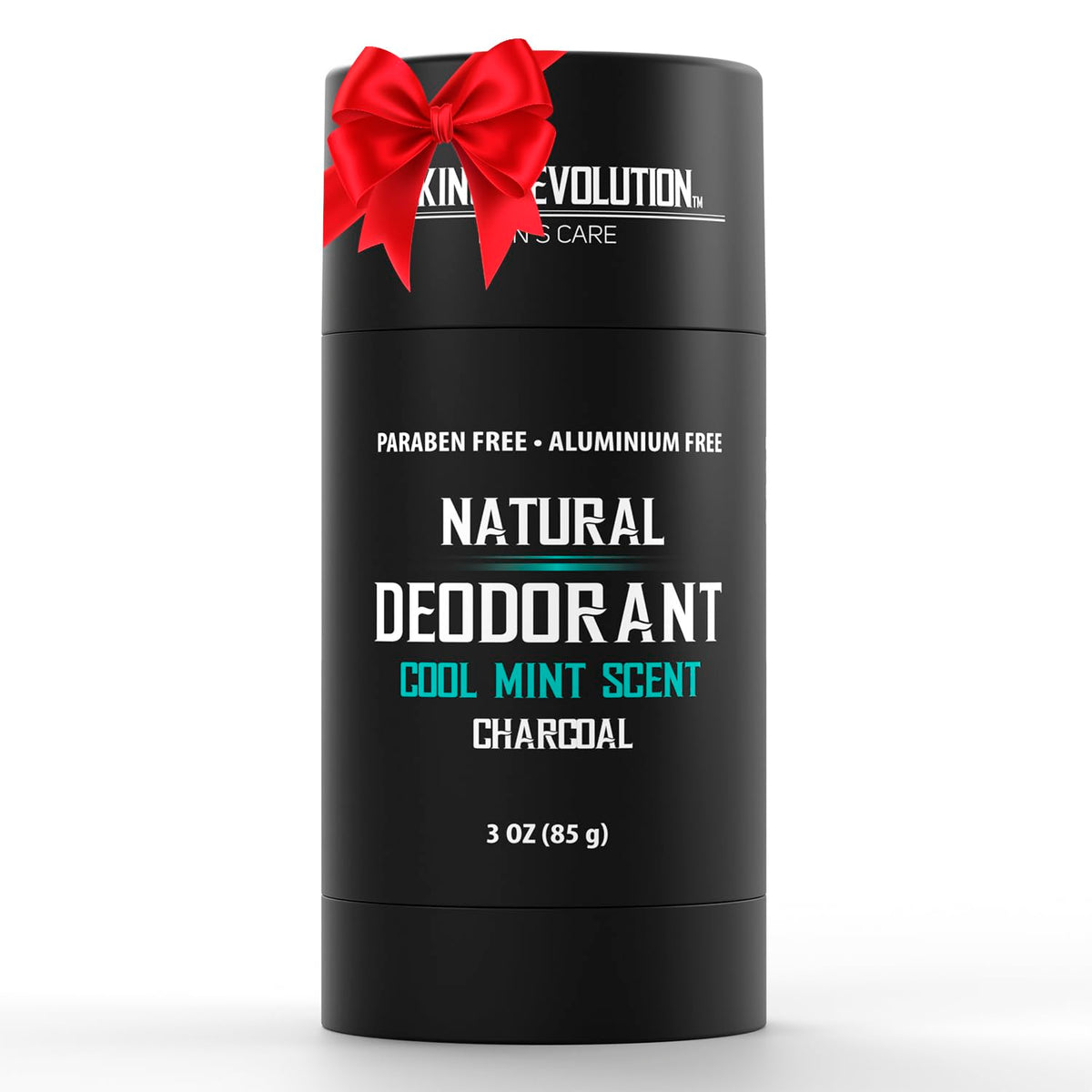 Viking Revolution Cool Mint Charcoal Deodorant for Men - Aluminum & Paraben Free (2 Pack)