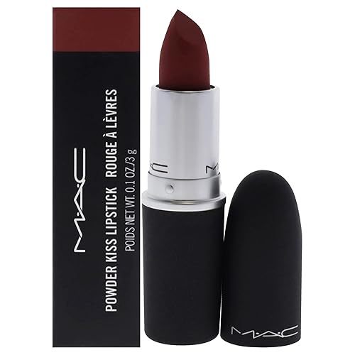 Mac Powder Kiss Lipstick - Dubonnet Buzz, Cranberry, 0.1 Oz - Women'S Lip Color