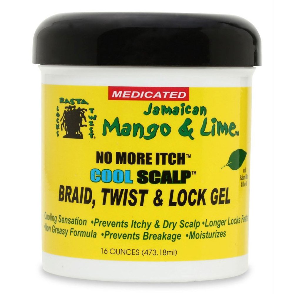 Jamaican Mango & Lime No More Itch Cool Scalp Gel For Braids, Twists & Locks - 16Oz