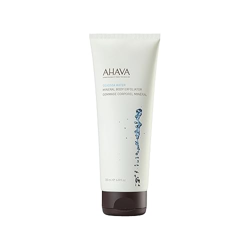 Ahava Dead Sea Water Mineral Body Exfoliator, Daily Gel Scrub For Smoothness & Hydration, 6.8 Fl