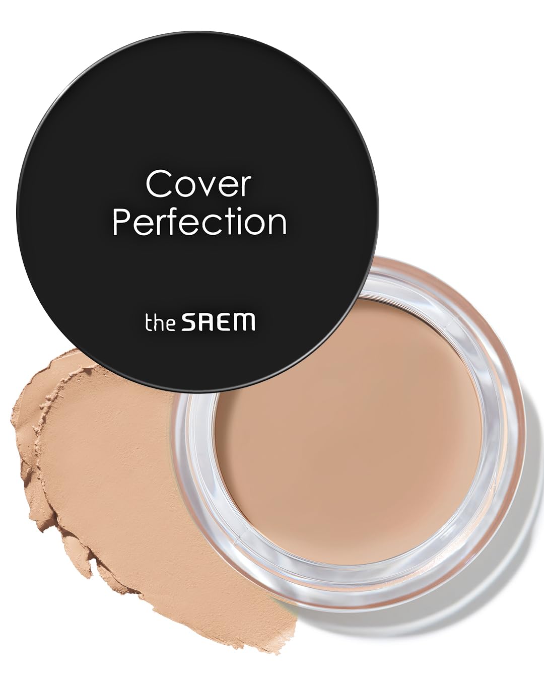 THESAEM Cover Perfection Concealer #02 Rich Beige - High Coverage, Matte Finish for Oily Skin