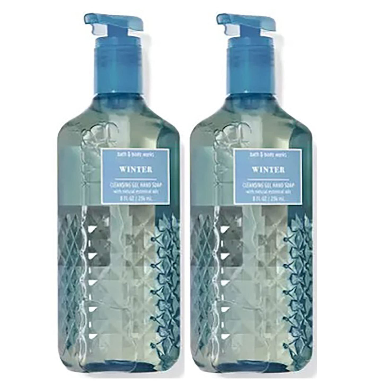 Bath & Body Works Deep Cleansing Gel Hand Soap, 2 Pack, 8 Oz Each, Winter Scent