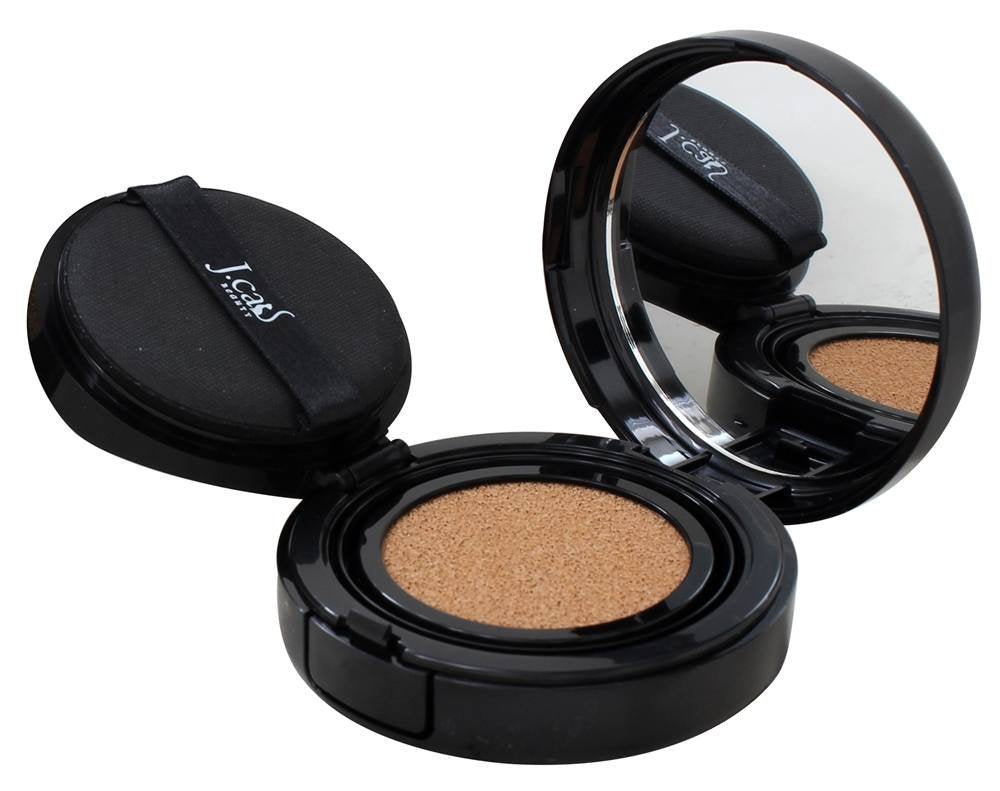 J.Cat Beauty Cushion Compact - Medium Beige, 1 Count, Flawless Finish Foundation