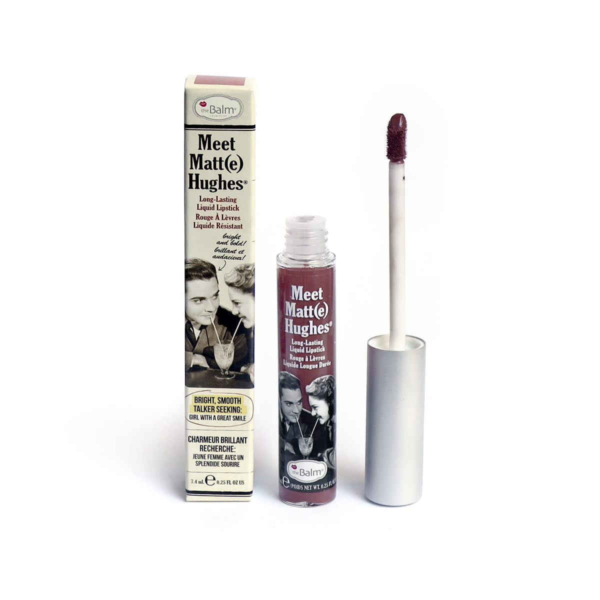 Thebalm Meet Matte Hughes Liquid Lipstick - Confident, Long Lasting, 0.25 Oz