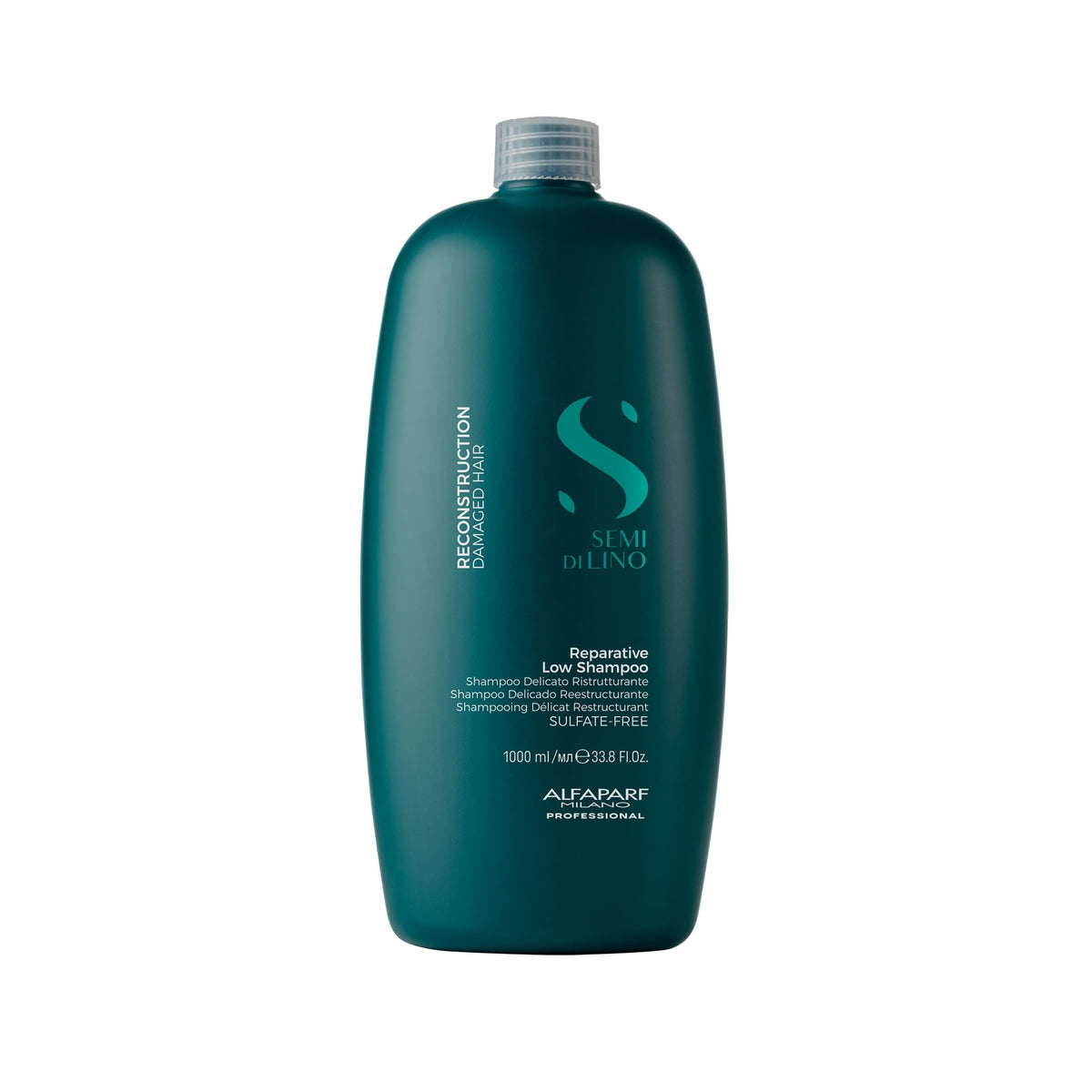 Alfaparf Milano Semi di Lino Reconstruction Reparative Shampoo for Damaged Hair  Sulfate and Paraffin Free  Safe on color Trea