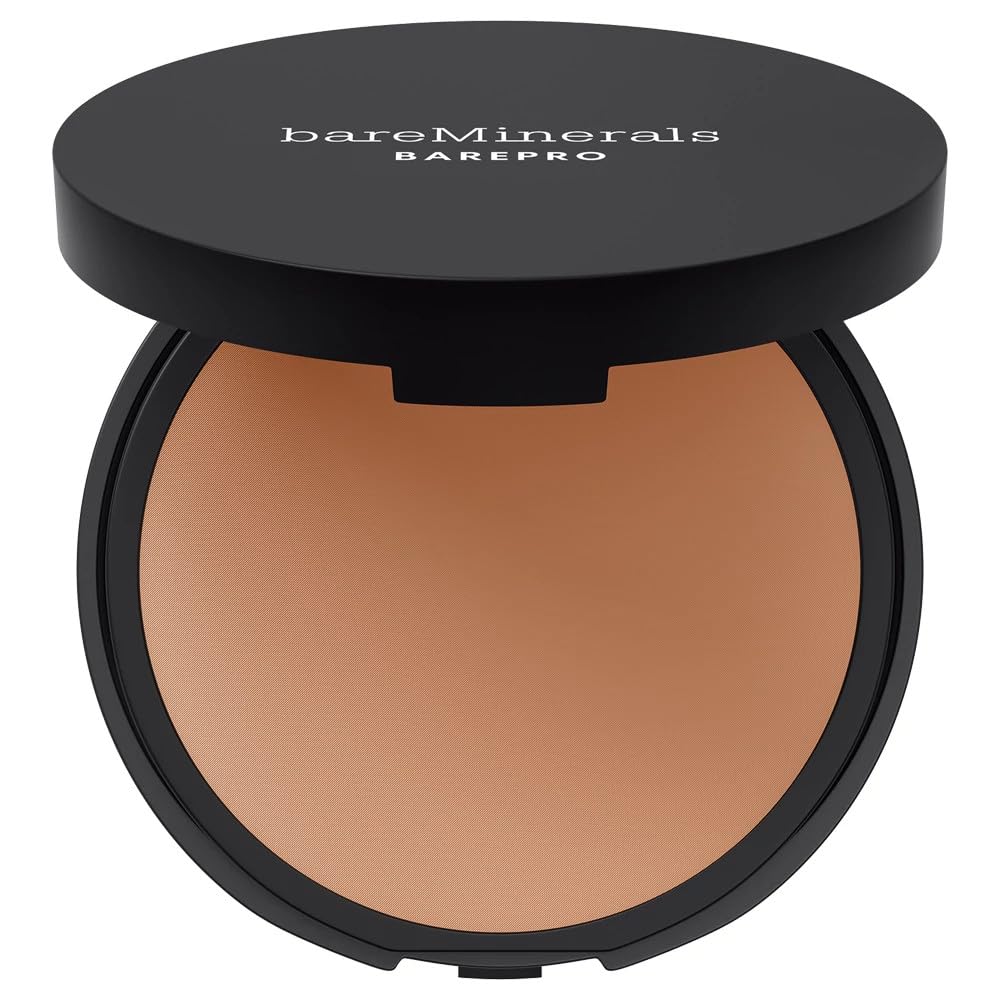 Bareminerals Barepro 16Hr Powder Foundation - Full Coverage, Matte, Vegan, 0.28 Oz, Medium Deep